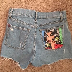 BDG Hand Painted Shorts